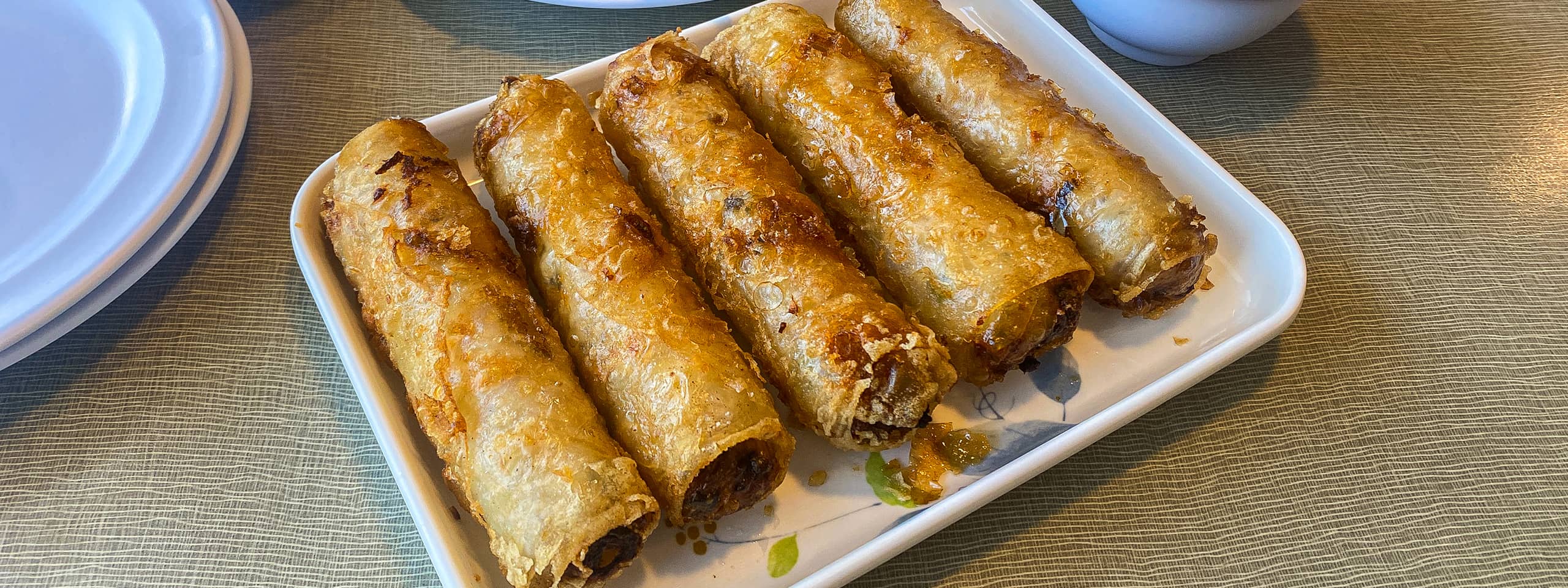 featured dish eggrolls